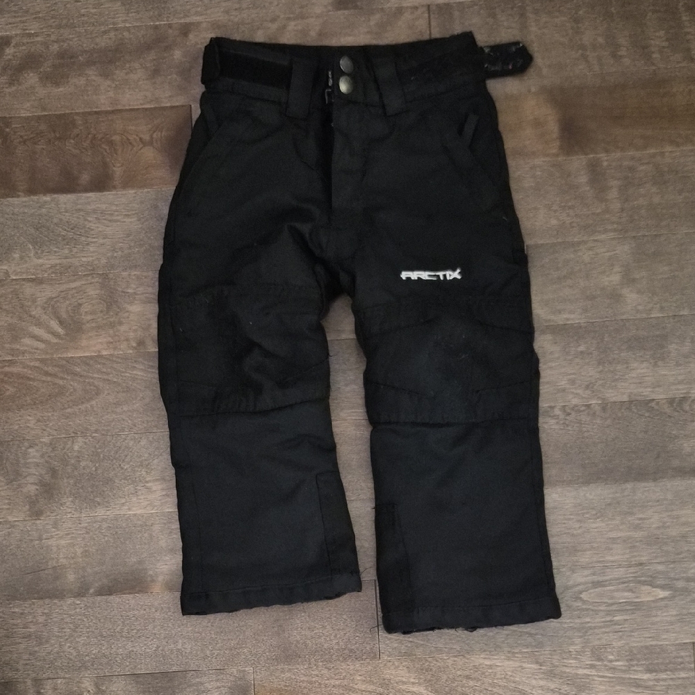 3T Arctix Kids Black Winter Pants